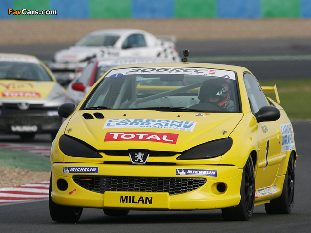 Peugeot 206 RCC 2005 photos (640 x 480)