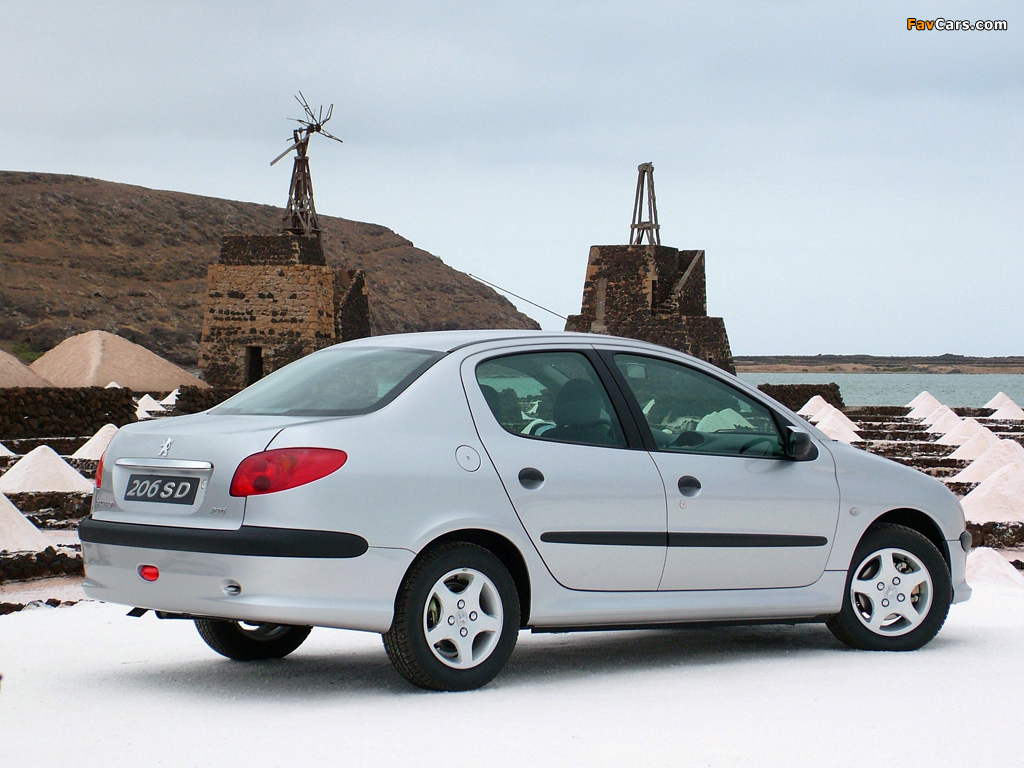 Peugeot 206 Sedan 2006 images (1024 x 768)