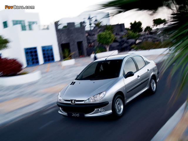 Peugeot 206 Sedan 2006 photos (640 x 480)