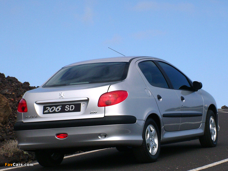 Peugeot 206 Sedan 2006 photos (800 x 600)