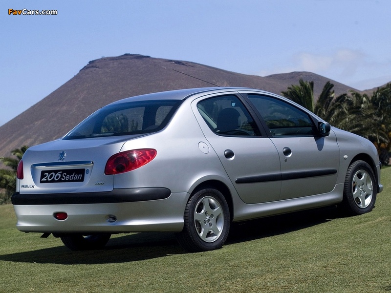 Peugeot 206 Sedan 2006 pictures (800 x 600)
