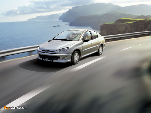 Peugeot 206 Sedan 2006 wallpapers (640 x 480)