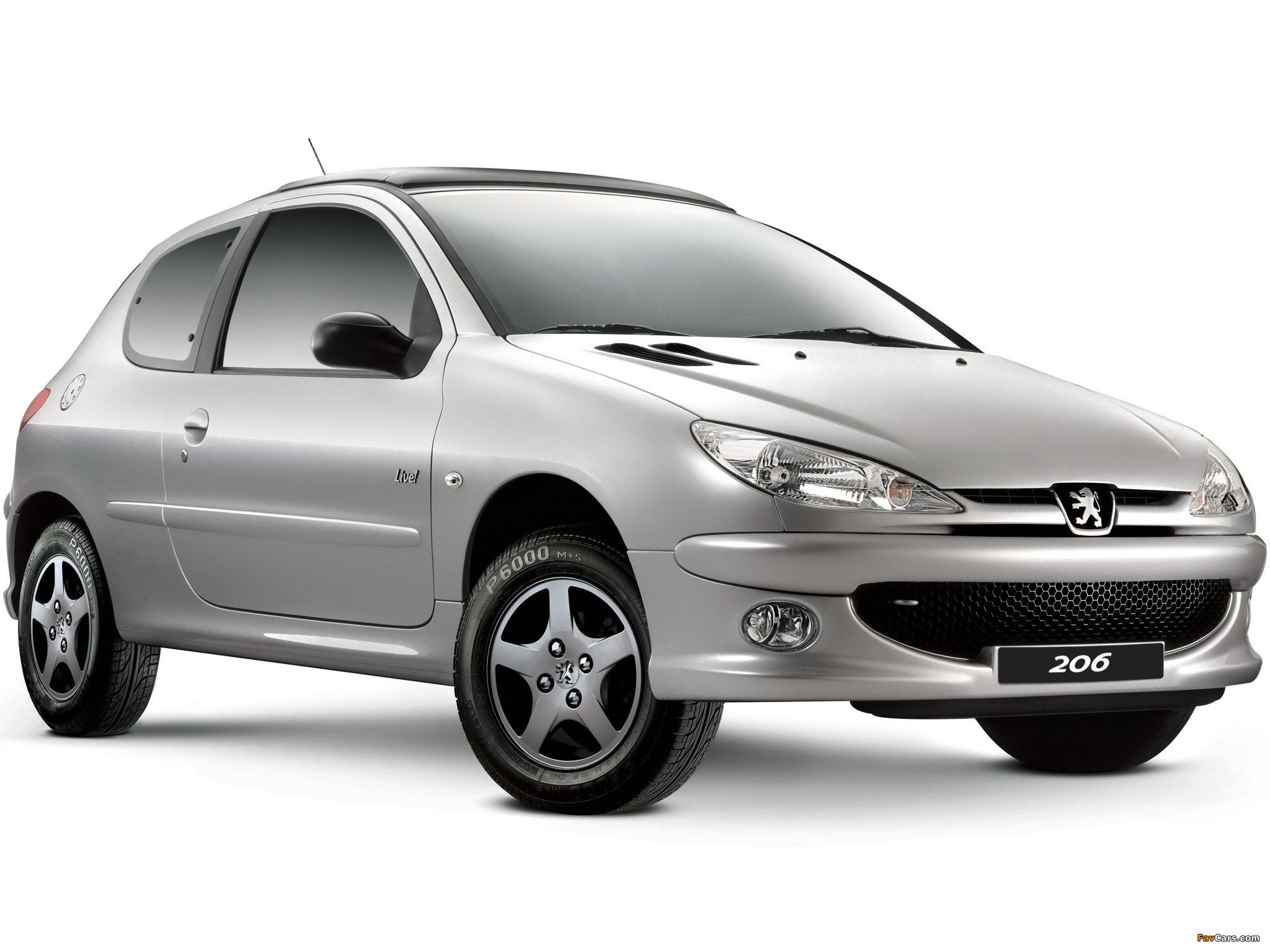 Peugeot 206 Live! 2008–09 wallpapers (2048 x 1536)