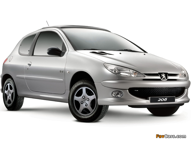 Peugeot 206 Live! 2008–09 wallpapers (640 x 480)
