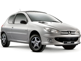 Peugeot 206 Live! 2008–09 wallpapers