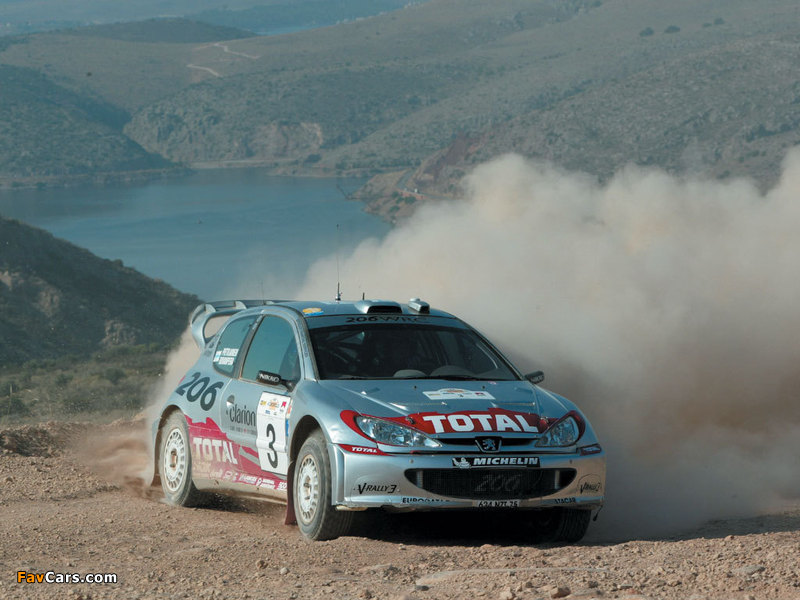 Photos of Peugeot 206 WRC 1999–2003 (800 x 600)