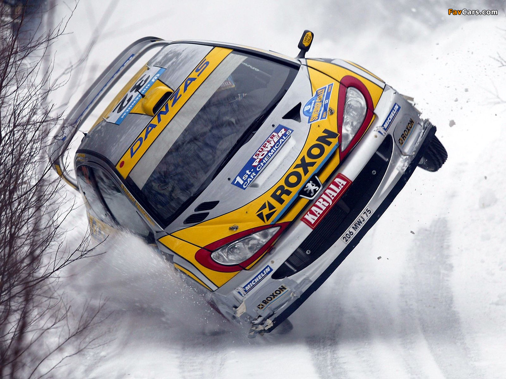 Photos of Peugeot 206 WRC 1999–2003 (1024 x 768)