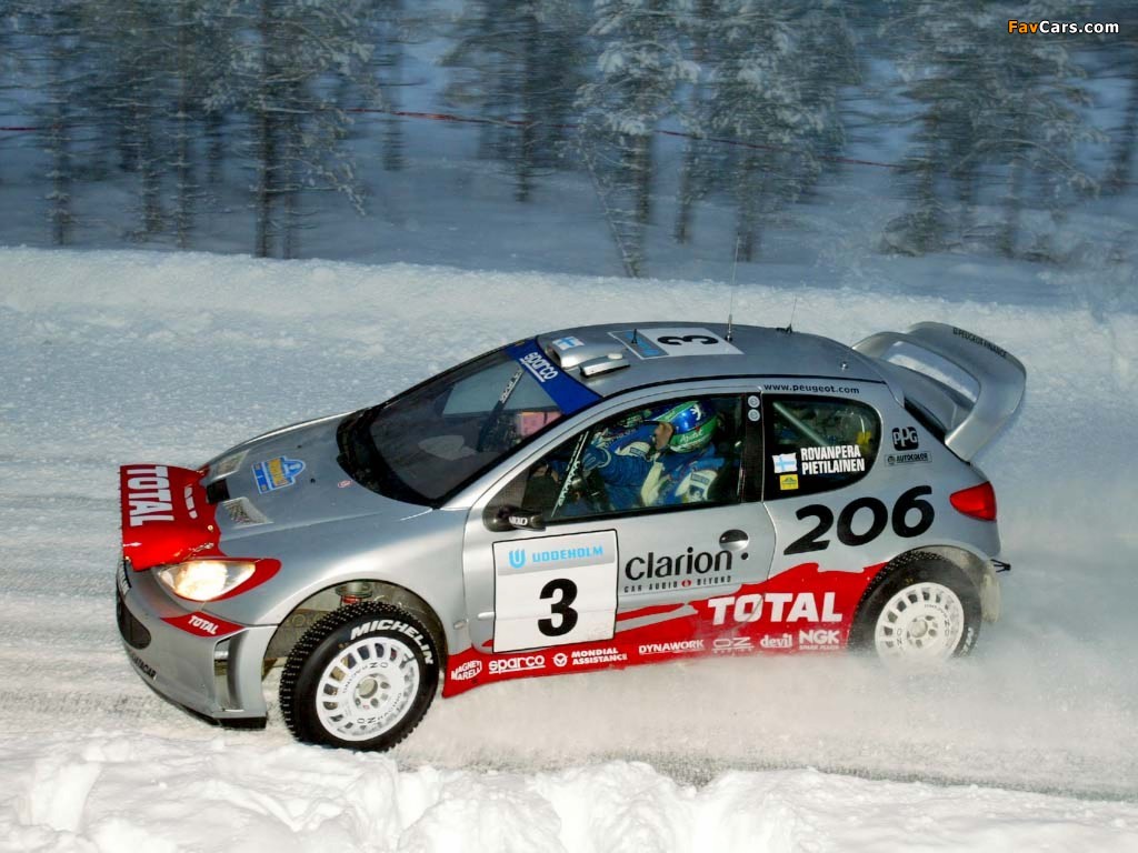 Photos of Peugeot 206 WRC 1999–2003 (1024 x 768)