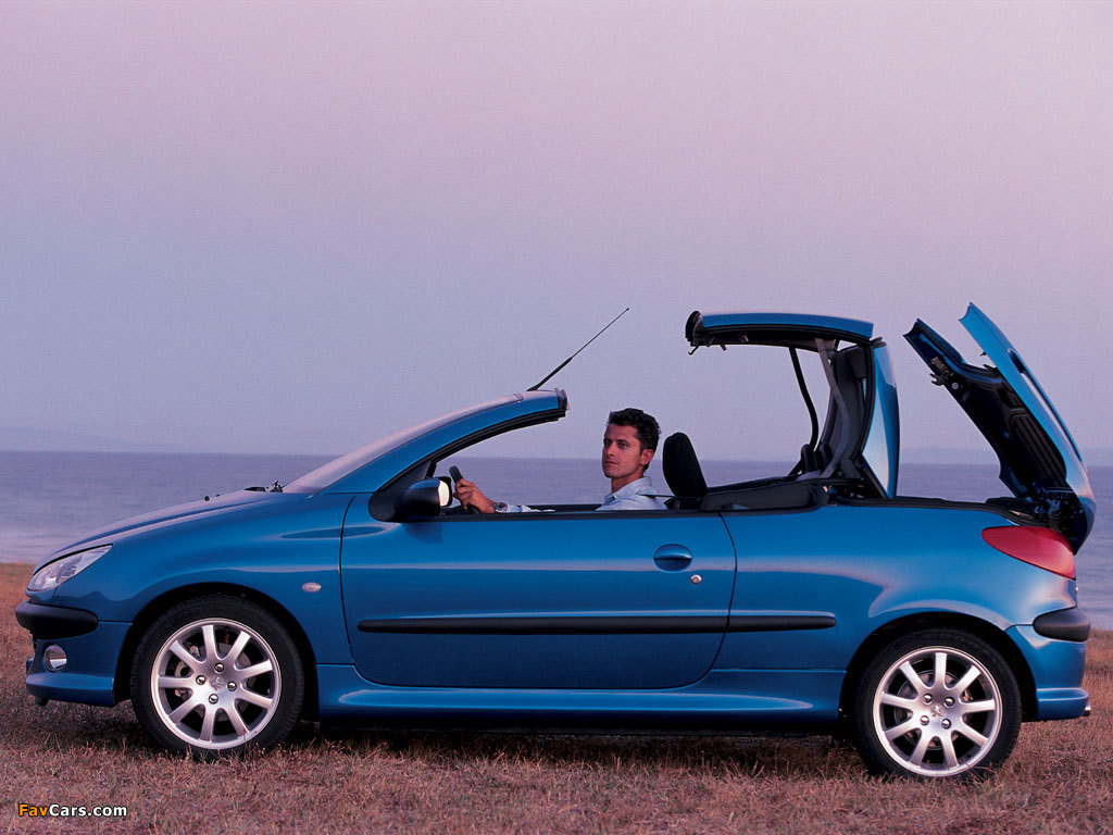 Photos of Peugeot 206 CC 2001–03 (1024 x 768)