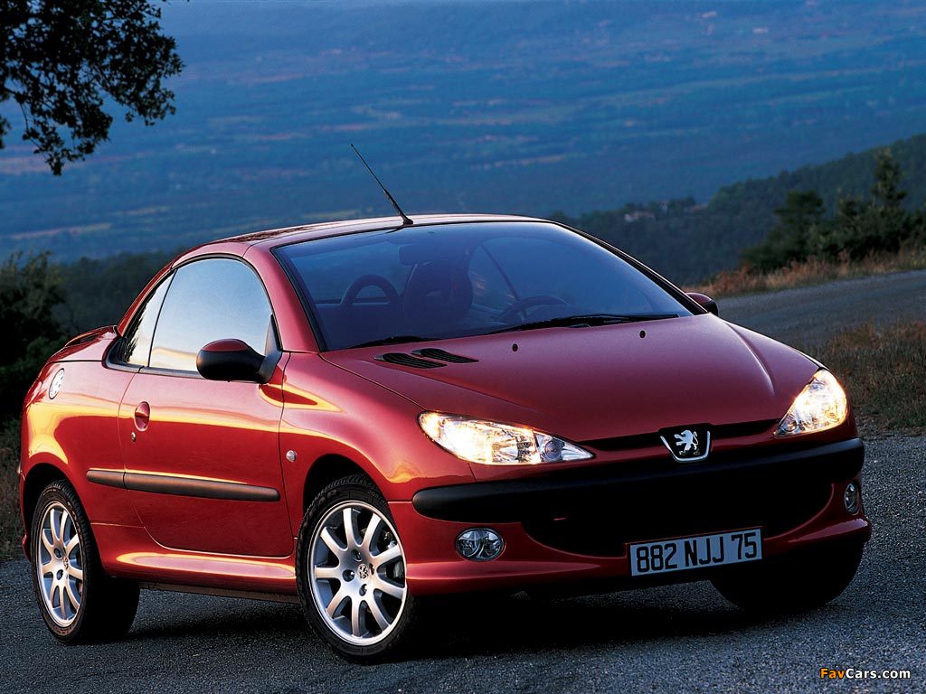 Photos of Peugeot 206 CC 2001–03 (1024 x 768)