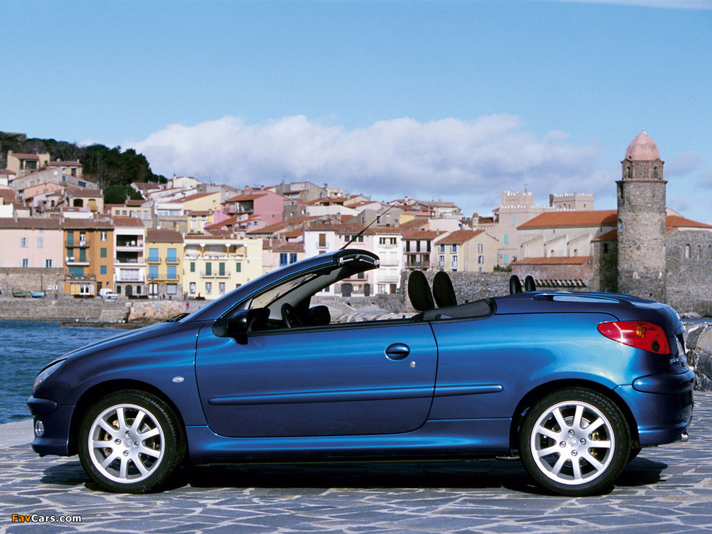 Photos of Peugeot 206 CC 2003–06 (1024 x 768)