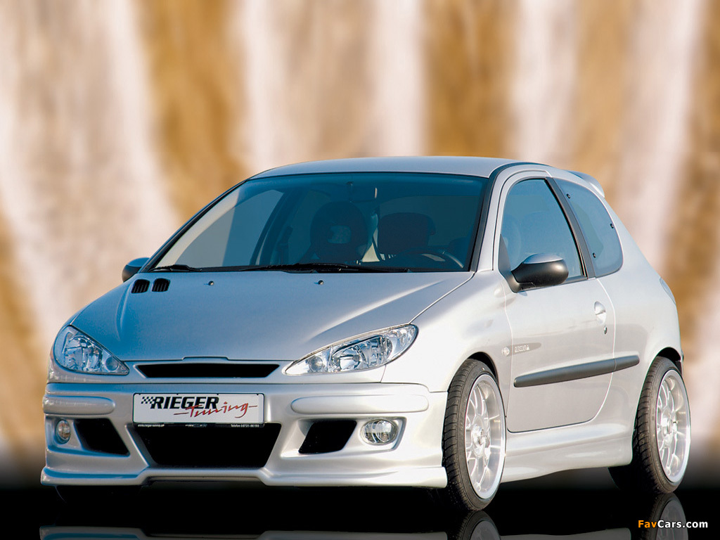 Pictures of Rieger Peugeot 206 3-door 1998–2005 (1024 x 768)