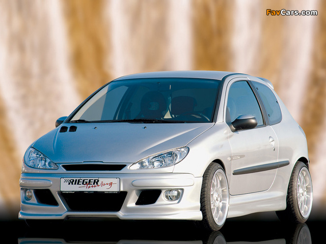 Pictures of Rieger Peugeot 206 3-door 1998–2005 (640 x 480)