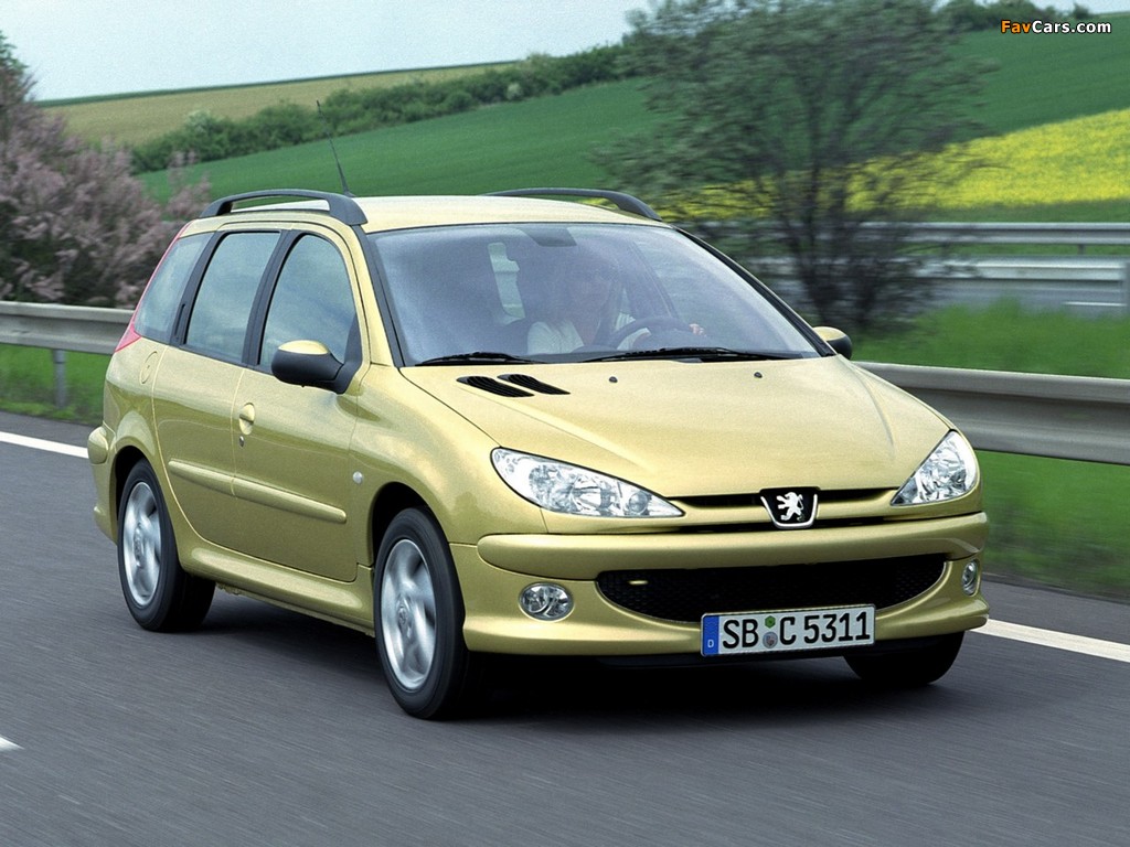 Pictures of Peugeot 206 SW 2002–06 (1024 x 768)