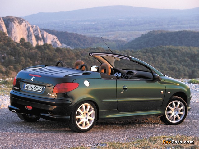 Pictures of Peugeot 206 CC Roland Garros 2003 (640 x 480)