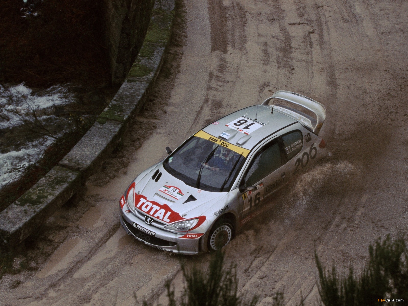 Peugeot 206 WRC 1999–2003 wallpapers (1600 x 1200)