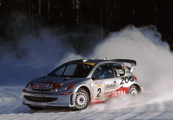 Peugeot 206 WRC 1999–2003 wallpapers