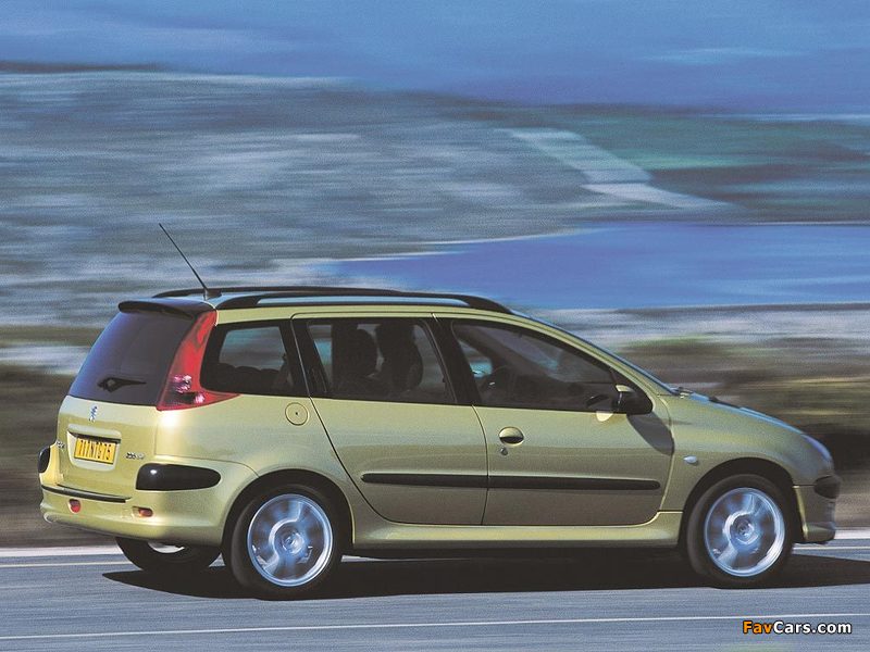 Peugeot 206 SW 2002–06 wallpapers (800 x 600)