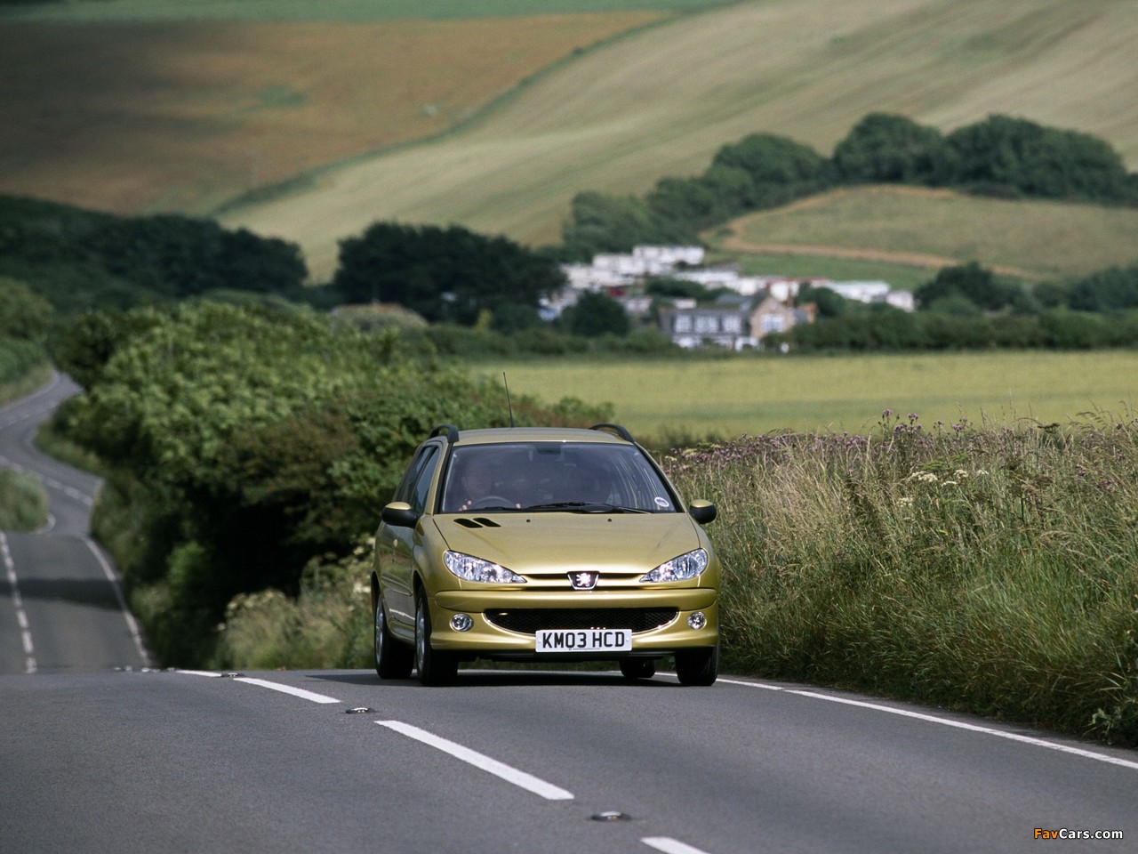 Peugeot 206 SW UK-spec 2002–06 wallpapers (1280 x 960)