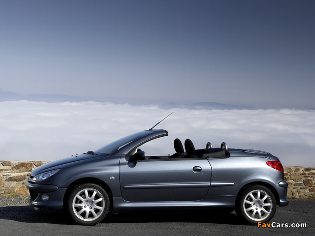 Peugeot 206 CC 2003–06 wallpapers (640 x 480)