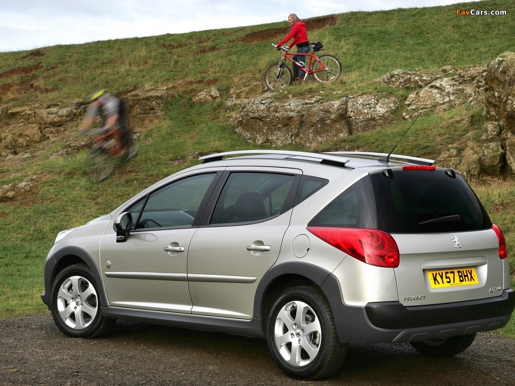 Images of Peugeot 207 SW Outdoor UK-spec 2007–09 (1024 x 768)