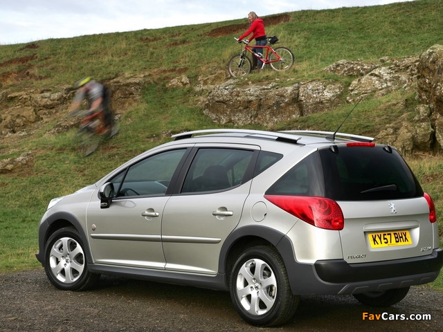 Images of Peugeot 207 SW Outdoor UK-spec 2007–09 (640 x 480)