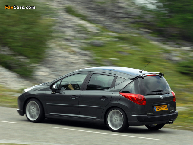 Images of Peugeot 207 RC SW 2008–09 (640 x 480)