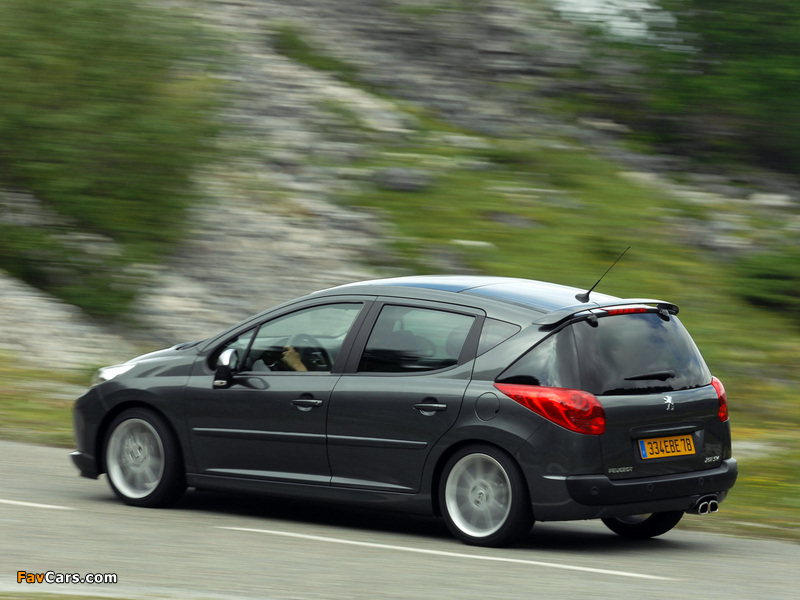 Images of Peugeot 207 RC SW 2008–09 (800 x 600)