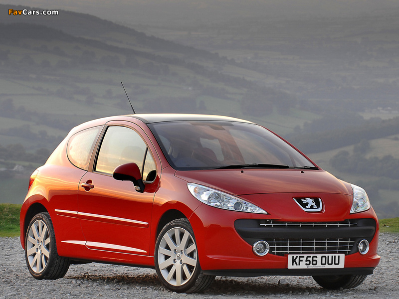 Peugeot 207 3-door UK-spec 2006–09 images (800 x 600)