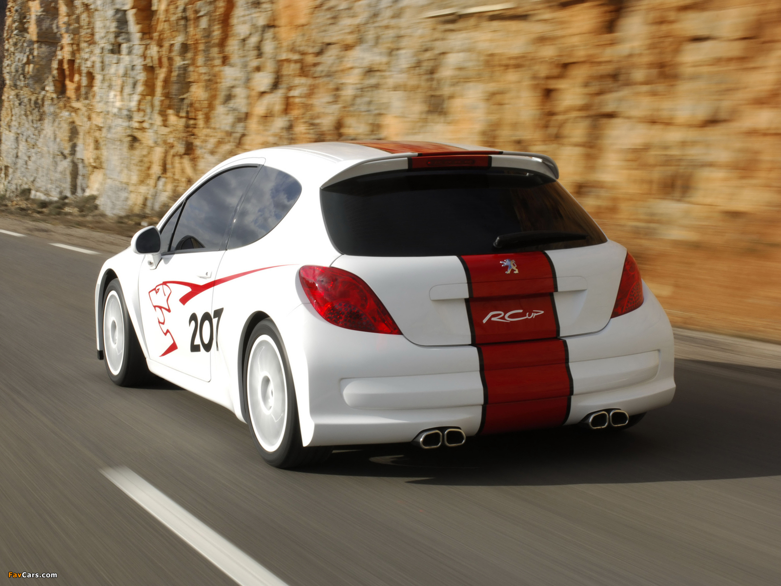 Peugeot 207 RCup Concept 2006 images (1600 x 1200)