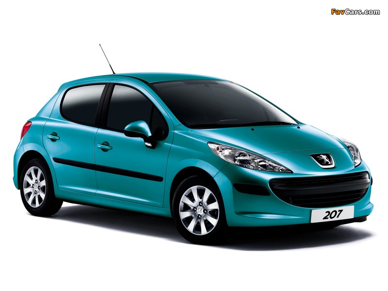 Peugeot 207 5-door 2006–09 pictures (800 x 600)