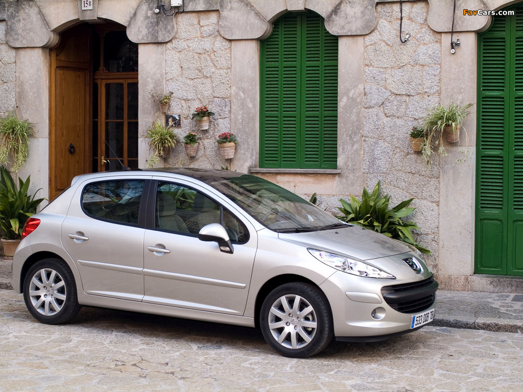 Peugeot 207 5-door 2006–09 pictures (1024 x 768)