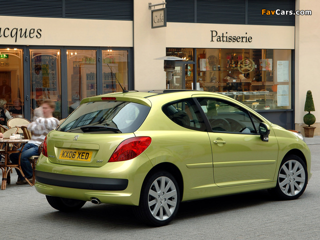 Peugeot 207 3-door UK-spec 2006–09 pictures (640 x 480)