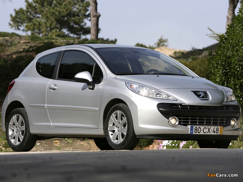 Peugeot 207 3-door 2006–09 pictures (800 x 600)