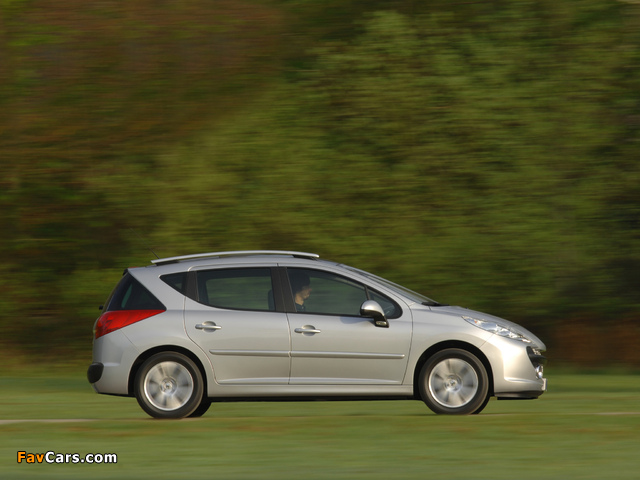 Peugeot 207 SW 2007–09 images (640 x 480)