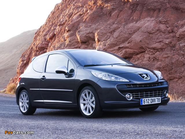 Peugeot 207 RC 2007–09 images (640 x 480)