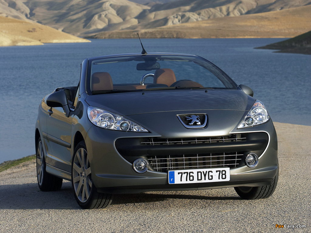 Peugeot 207 CC 2007–09 images (1024 x 768)