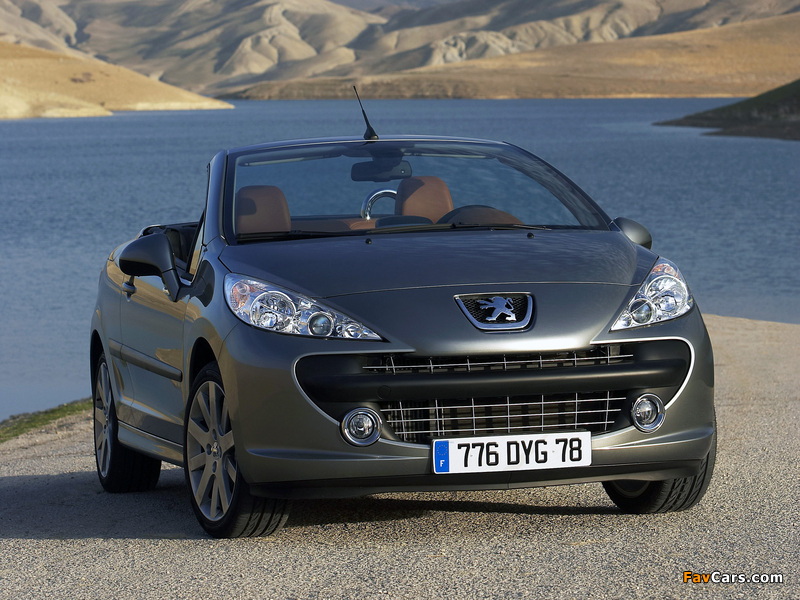 Peugeot 207 CC 2007–09 images (800 x 600)
