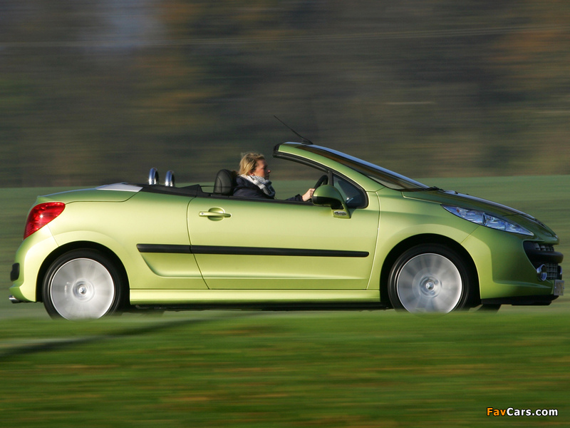 Peugeot 207 CC UK-spec 2007–09 images (800 x 600)