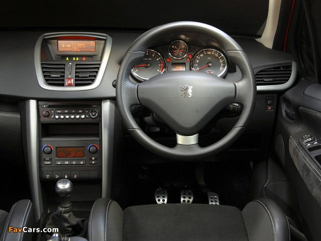 Peugeot 207 GTi ZA-spec 2007–10 photos (640 x 480)