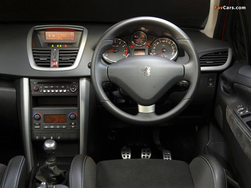 Peugeot 207 GTi ZA-spec 2007–10 photos (800 x 600)