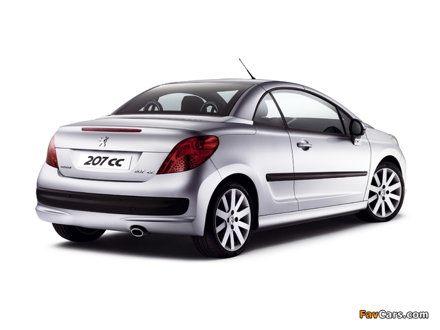 Peugeot 207 CC 2007–09 photos (640 x 480)