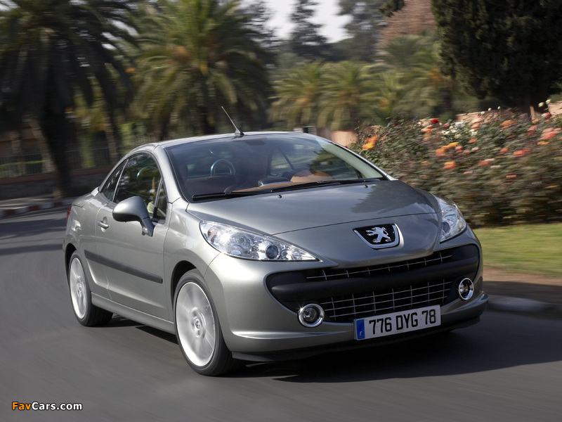 Peugeot 207 CC 2007–09 photos (800 x 600)