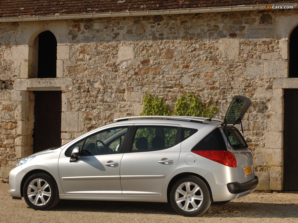 Peugeot 207 SW 2007–09 photos (1024 x 768)