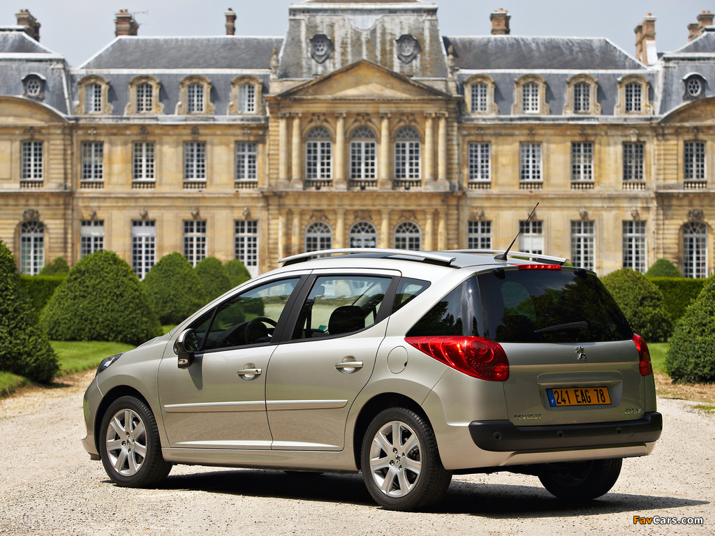 Peugeot 207 SW 2007–09 pictures (1024 x 768)