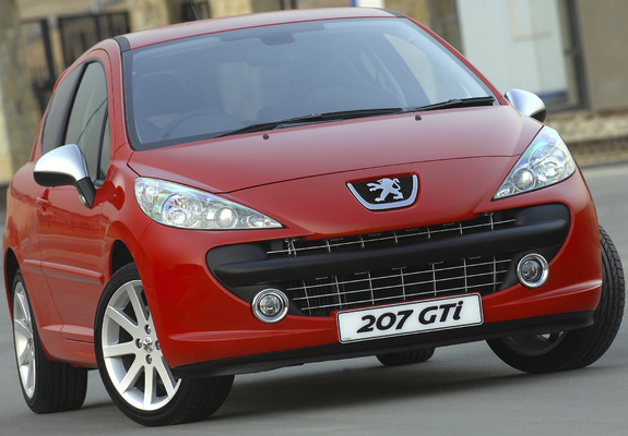 Peugeot 207 GTi ZA-spec 2007–10 pictures