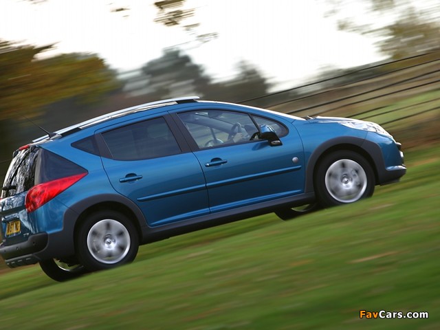Peugeot 207 SW Outdoor UK-spec 2007–09 pictures (640 x 480)