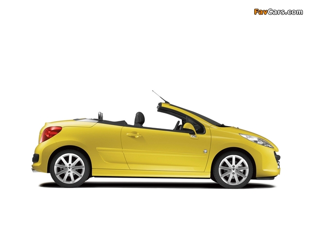 Peugeot 207 CC Roland Garros 2007 wallpapers (640 x 480)