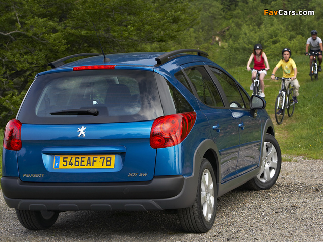 Peugeot 207 SW Outdoor 2008 images (640 x 480)