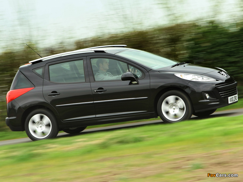 Peugeot 207 SW Outdoor UK-spec 2008 images (800 x 600)